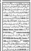 Newspaper clipping: Court Notice by Additional District Judge Faisalabad, Jang, 16 Apr 2026