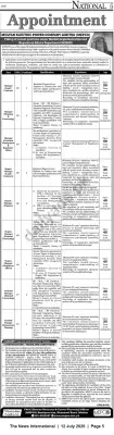 Newspaper clipping: MEPCO (Multan) Hiring: Managers, Deputy & Assistant Managers for Market Implementation & Regulatory Affairs (MIRAD), The News International, 12 Jul 2026