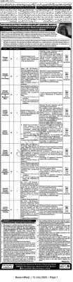 Newspaper clipping: MEPCO (Multan Electric Power Company) Recruitment — Managerial & Technical Vacancies in MIRAD, Nawa-i-Waqt, 12 Jul 2026