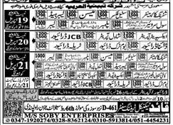 Overseas Jobs in Saudi Arabia for Technical Staff – Jobs ad in Rawalpindi from Express, published 16 Apr 2026